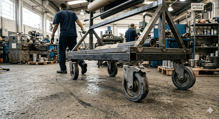 Fábrica de rodízios industriais: 35 anos de qualidade
