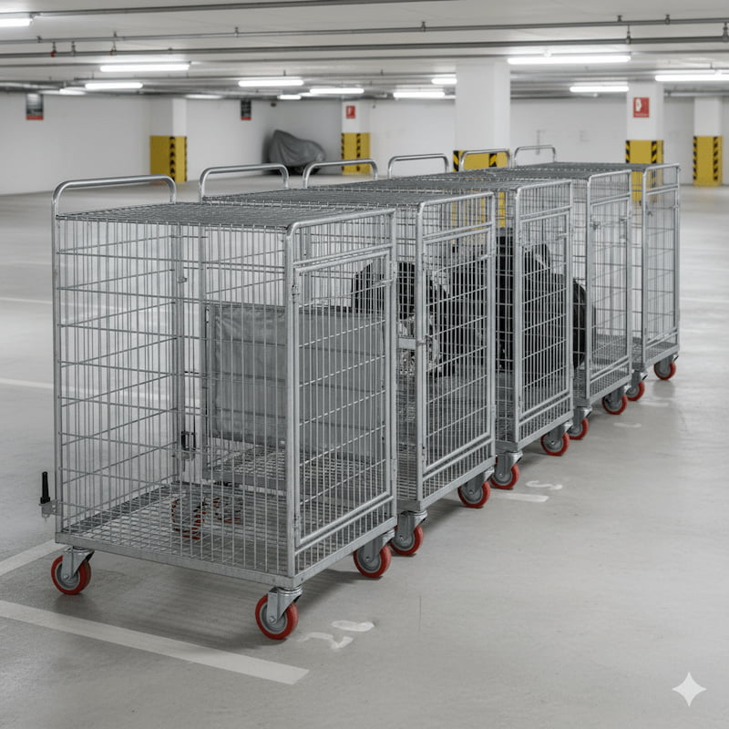 Como escolher o carrinho de estacionamento ideal para seu prédio residencial