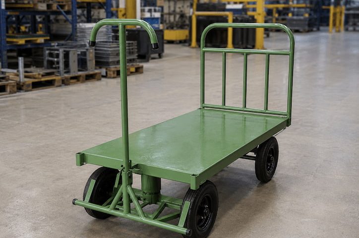 Fábrica de carrinhos de carga com entrega ágil e suporte